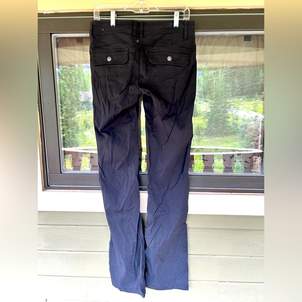 Prana Halle Pants for Hiking, women’s size 8 Tall, black